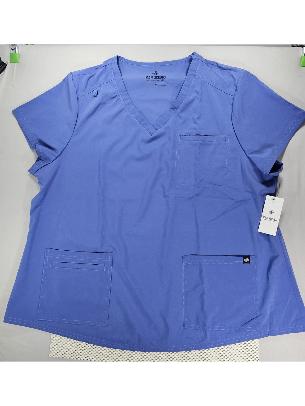 M&M Scrubs Classic Comfort Scrub Set. Top and Bottom.  3X